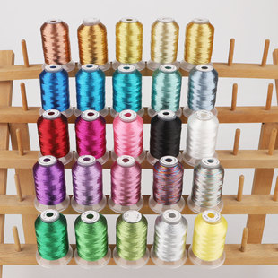 25ɫ�����|�н��������y��500��ÿ֧ Metallic Embroidery Thread