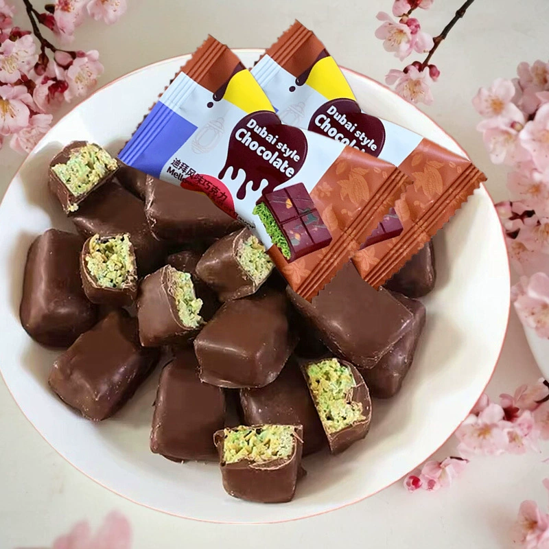 Дубайский вкус шоколада оптовые сэндвичи для свадьбы конфеты сахарного какао-масла подмена сладости из интернет‑вдохновляющих закусок