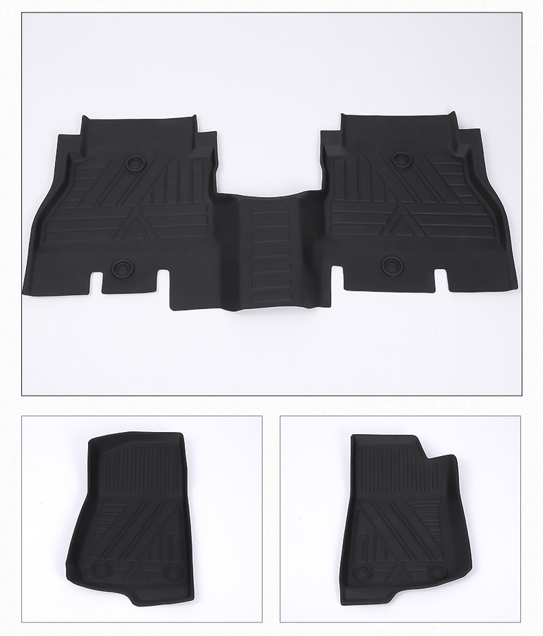 Estera transfronteriza del pie de la TPE para el coche especial del chenoji del gladiador del jeep Wrangler del jeep