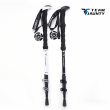 户外登山徒步手杖新款7075T6铝合金登山杖合金三节外锁北欧手杖