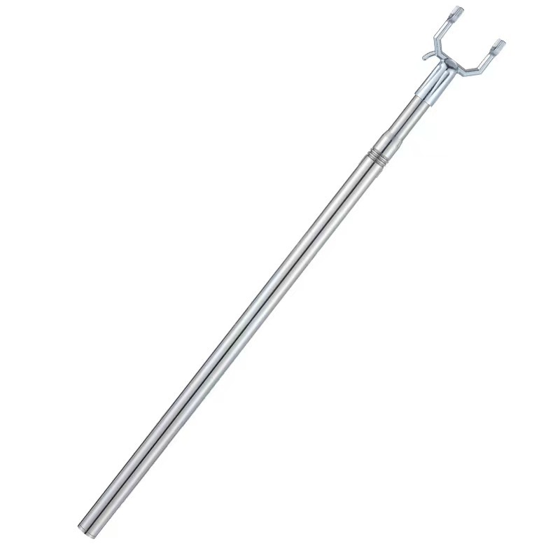 varilla de secado de acero inoxidable retráctil una tenedor de ropa doméstica varilla de secado para colgar percha de ropa varilla de soporte fija alargada image 6