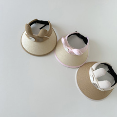 秋南 兒童空頂帽防曬帽女童遮陽帽大帽檐寶寶帽子夏季男童太陽帽