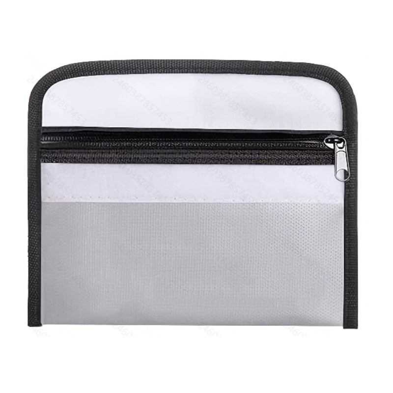 Bolsa de archivos a prueba de incendios de grado industrial-bolsa de archivos en efectivo resistente a la llama de grado impermeable bolsa de almacenamiento a alta temperatura transfronteriza