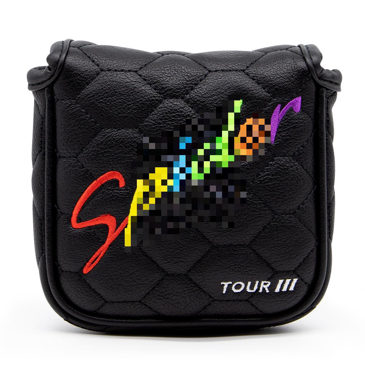 Golf club manga putter imán naranja Mallet Comercio exterior Venta caliente cabeza de la varilla cubierta protectora aplicable araña