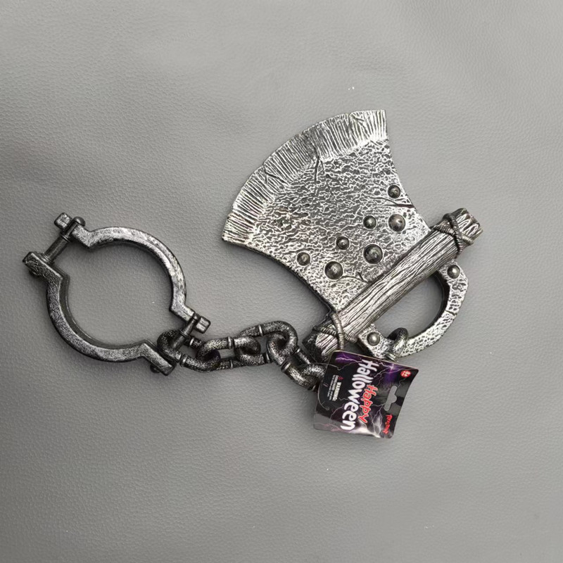 Juguetes de Halloween para adultos y niños armas de cadena Dios falca cuchillo de fruta cuchillo de cocina armas de plástico accesorios de decoración