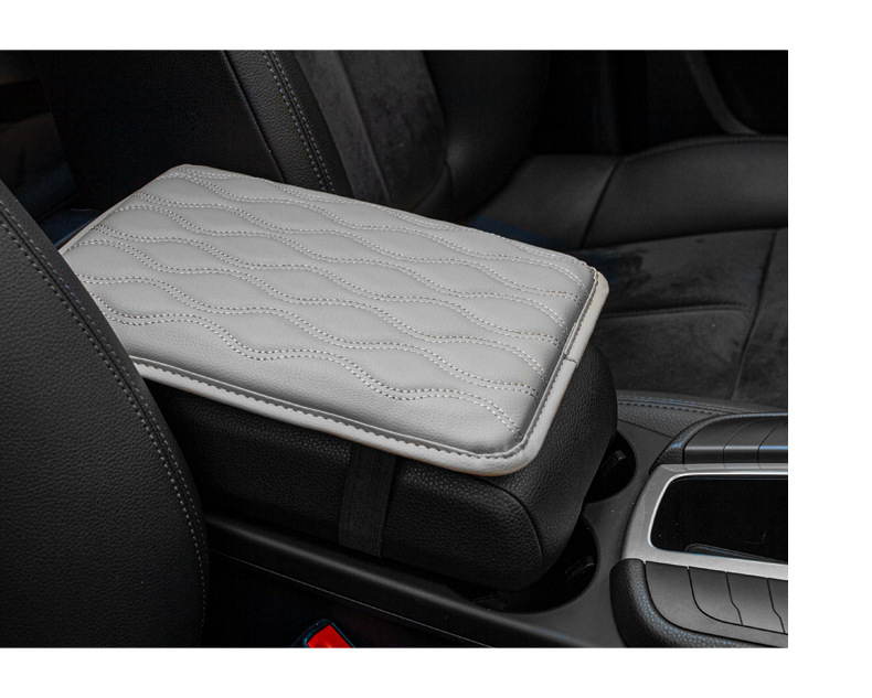 Wholesale car armrest box pad universal interior central armrest box protective pad memory foam armrest cover protective pad