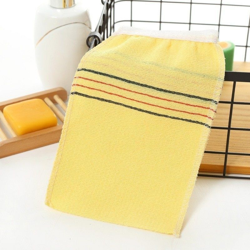 Toalla de baño, arena gruesa de una sola capa anticuada, artefacto especial de doble cara, baño, baño de descontaminación de estilo fino fuerte, hombres y mujeres adultos