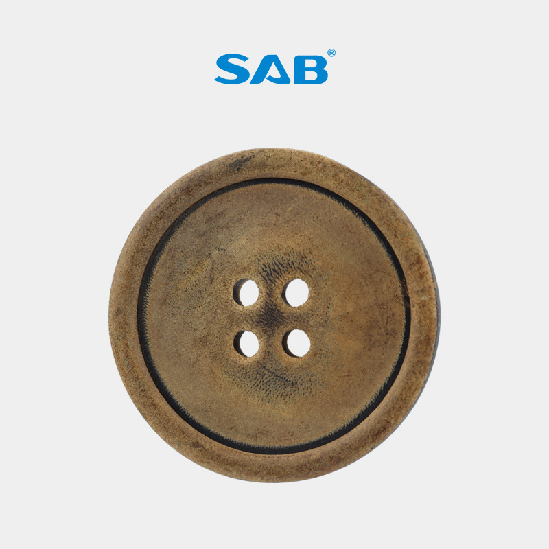 [Ready Stock Wholesale] Sab Horn Button Outwear Windbreaker Suit Outwear Button Top Sweater Button Accessories