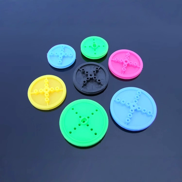 Plastic gears, belt with gears, science and technology, handmade