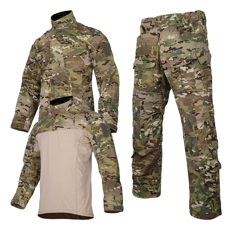 Camouflage tactics travel set, custom-made, 3 piece set