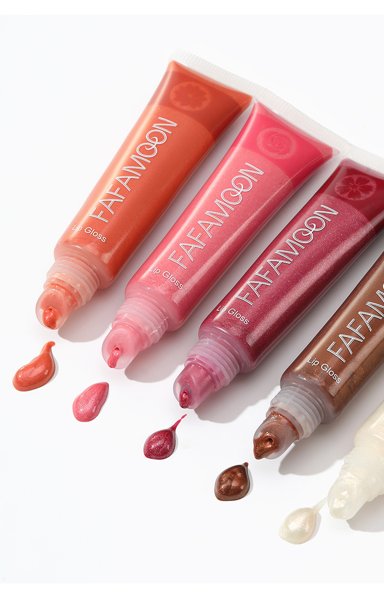 Mirror Liquid Paint Lip Honey Pearlescent Thin Glaze Lip Glaze Moisturizing Lip Lip Gloss Lipstick Makeup Cross Border FAFAMOON_voghion.com