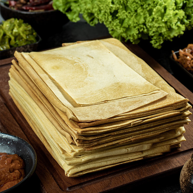 Northeast Specialty Grains Pancake 250g, Millet Grain Pancake Soft Roll, Scallion, Old Style Scraped Baking Pancake with Wrap