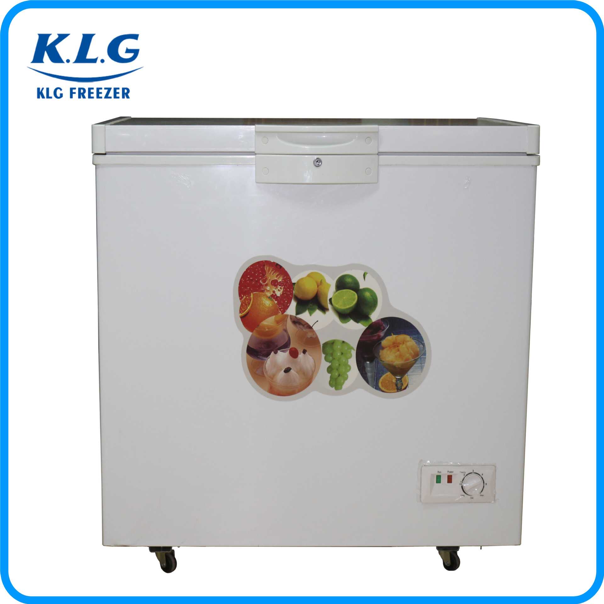 卧式冰柜 厂家直供200L卧式家用小冰柜 商用单温冷冻冷藏冰箱