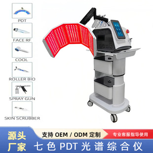 Pdt Photodynamic Seven-Color Skin Rejuvenation Instrument Functional Instrument Colored Light Beauty Whitening Multi-Function Spectrometer Hydrating Beauty Instrument