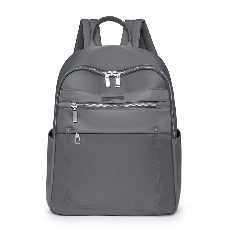 Mochila casual para mujer 2024 – color sólido, gran capacidad, estilo simple y versátil, ideal para estudiantes