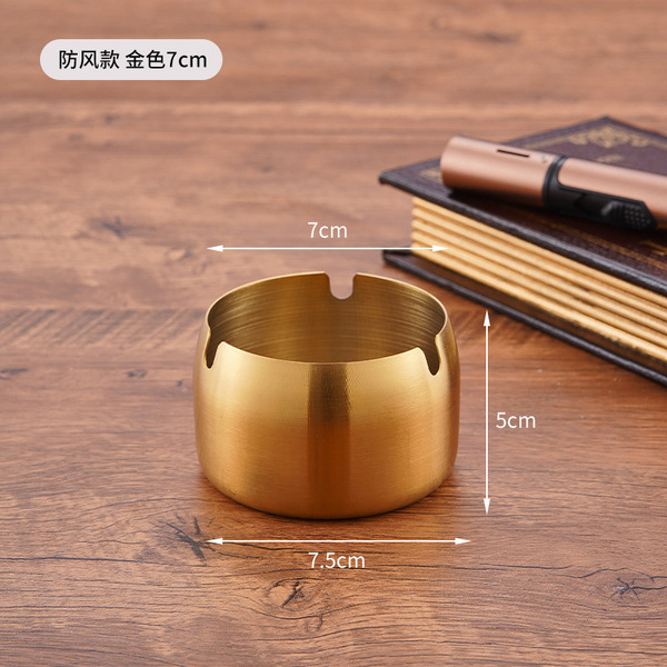 windproof ashtray stainless steel for hotel for commercial use