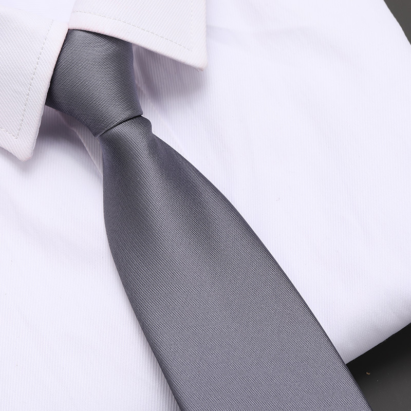 8cm 라이트 그레이 솔리드 컬러 지퍼