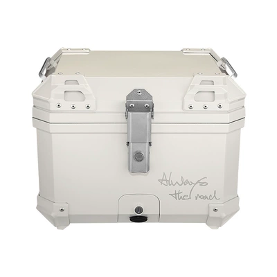 Victoria 150/300 Motorcycle: Motorcycle trunk - mt45-rock-beach-white-310-backrest-lining