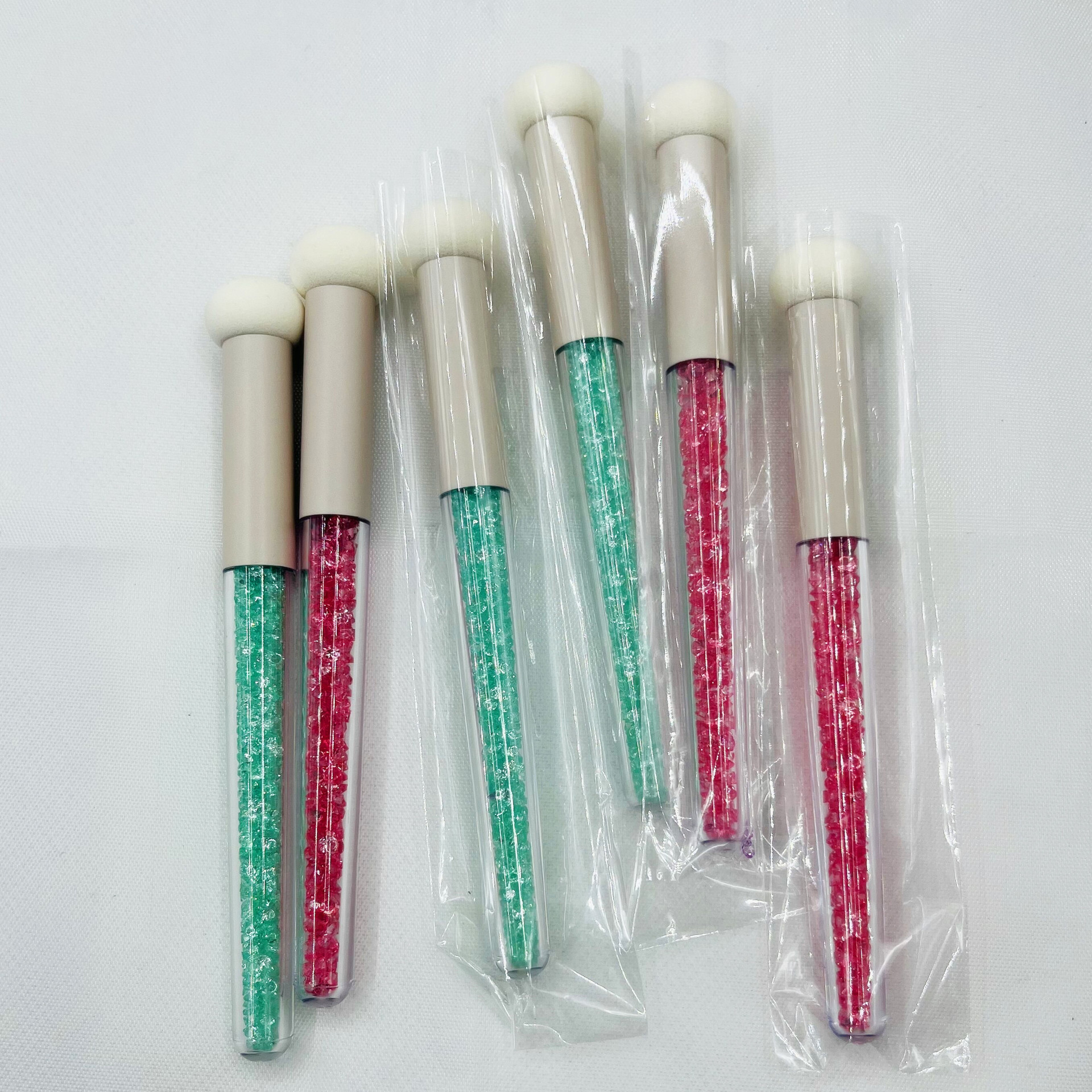 Directo de fábrica diamante varilla seta esponja cabeza ropa inconsútil área grande acné marcas Diamond Rod herramientas maquillaje