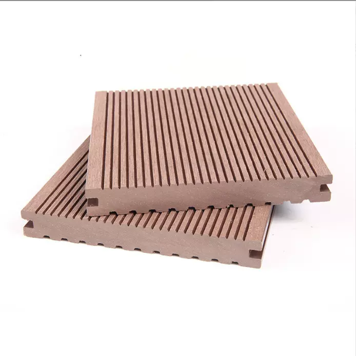 实心木塑地板景区长廊露台护栏装饰木板防水防滑板PE塑木装饰建材