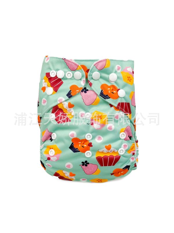 メーカークロスボーダー赤ちゃんおむつ洗える尿不湿通気性プリントトレーニングパンツcloth diaper|undefined
