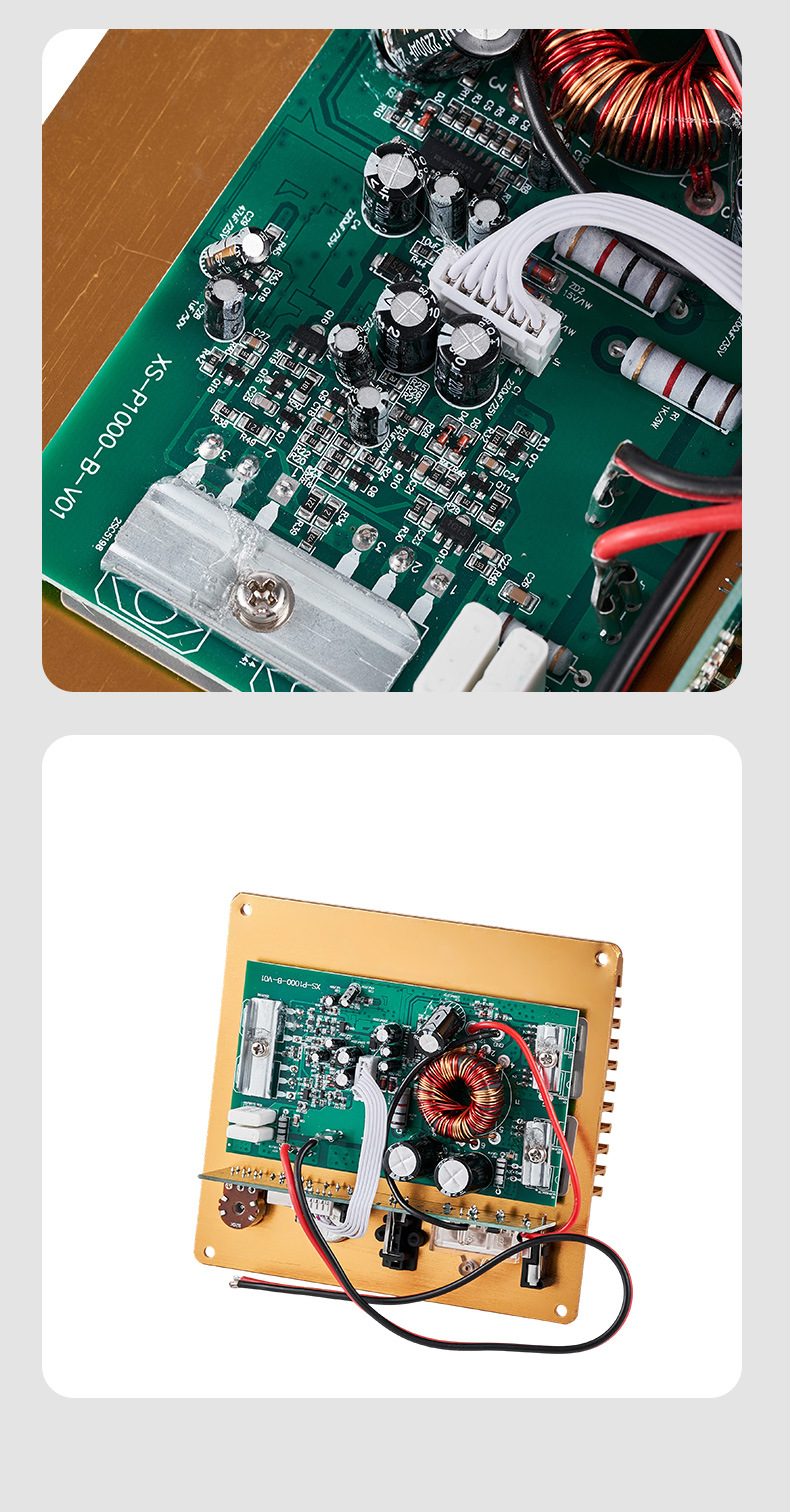 Low Heat Emission Exposed Tube Amplifier Car Amplifier Board High Power Audio Subwoofer Exposed Amplifier with Stable Performance