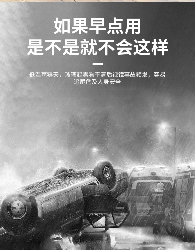 Car tricycle windshield anti-fogging agent car fog window anti-fogging long-term defogging rainproof water-repellent agent