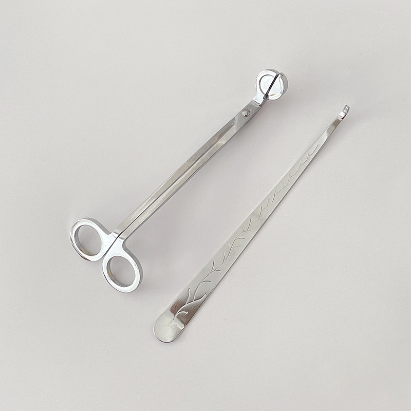 Conjunto de herramientas para velas de aromaterapia - Diseño moderno simple, incluye cortador de vela de acero inoxidable, extintor de vela y encendedor, venta al por mayor