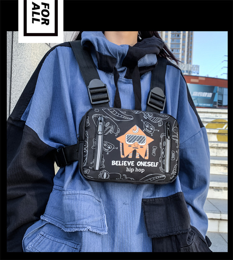 Men's Oxford Cloth Bag Casual Water Repellent Lightweight One-shoulder Messenger Tactical Bag display picture 51