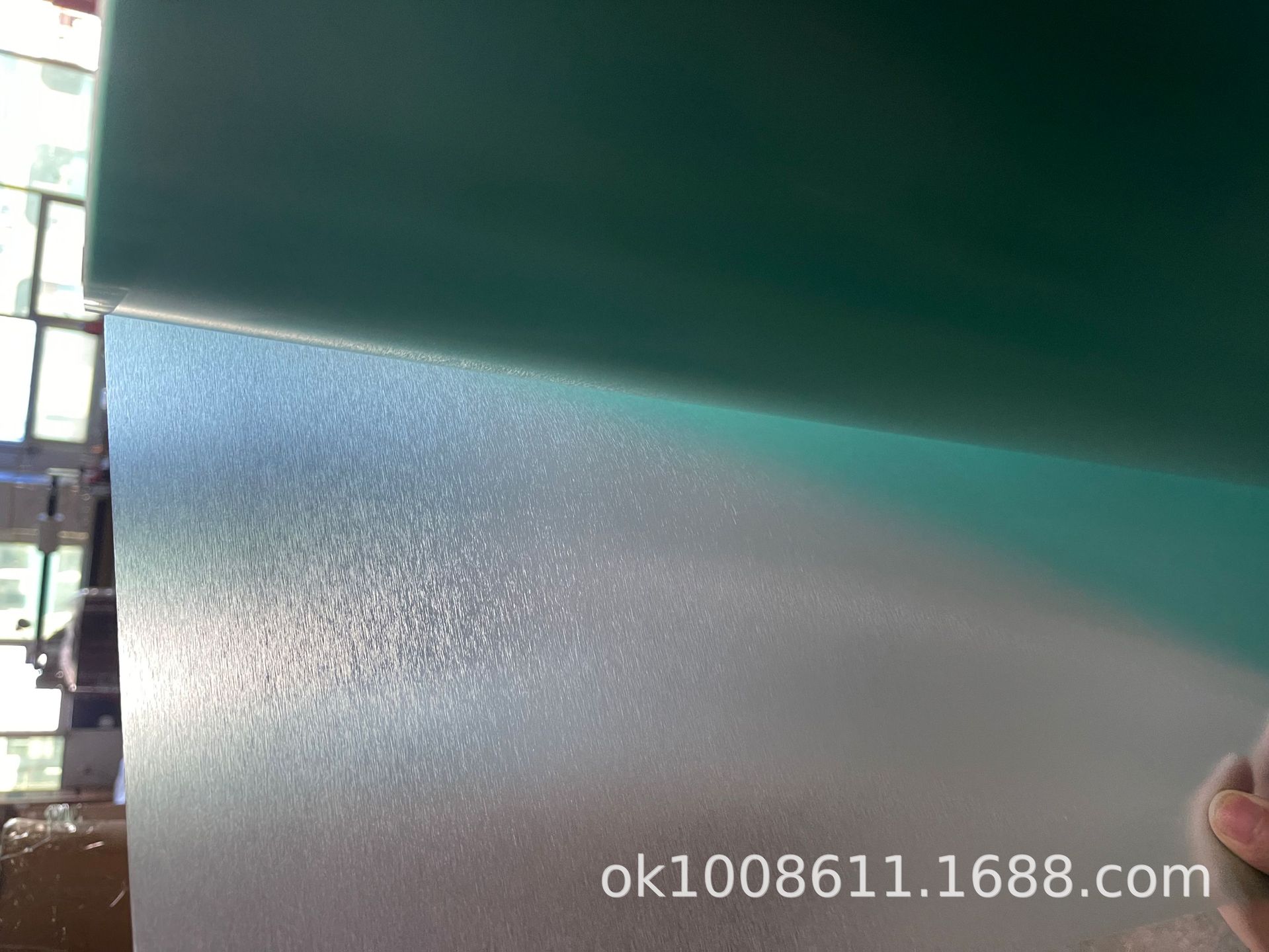 现货供应】拉丝PC胶片 0.5mm拉丝PC薄膜 光面半透明 环保无卤