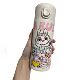 New Labubu Cartoon Thermos Cup Rab Cloth Buckle Cup 304 Stainless Steel Vacuum Pea Cup Convenient Household
