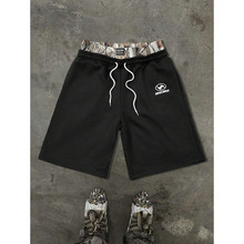 D 38964 Drawstring double waist hip hop capris ����˫������