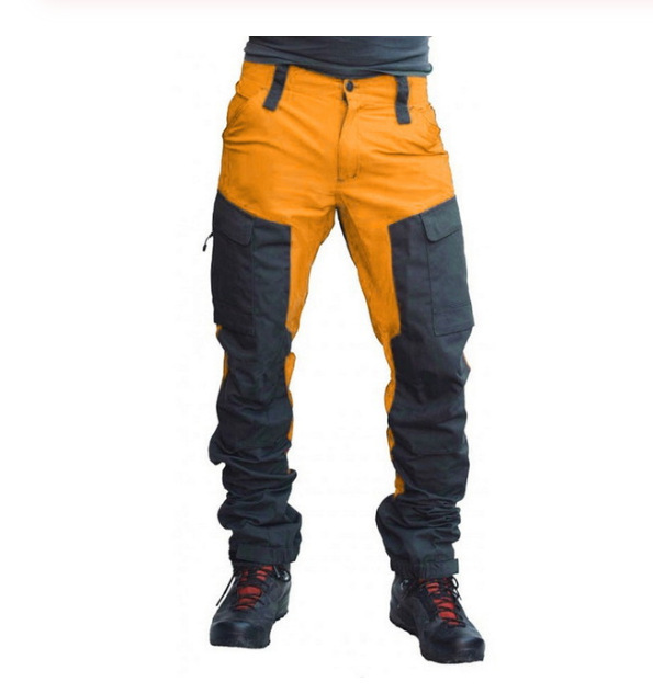 Pantaloni da uomo Nuovi pantaloni da lavoro colorati multitasche per sport all'aria aperta per il tempo libero e slim fit K262_voghion.com