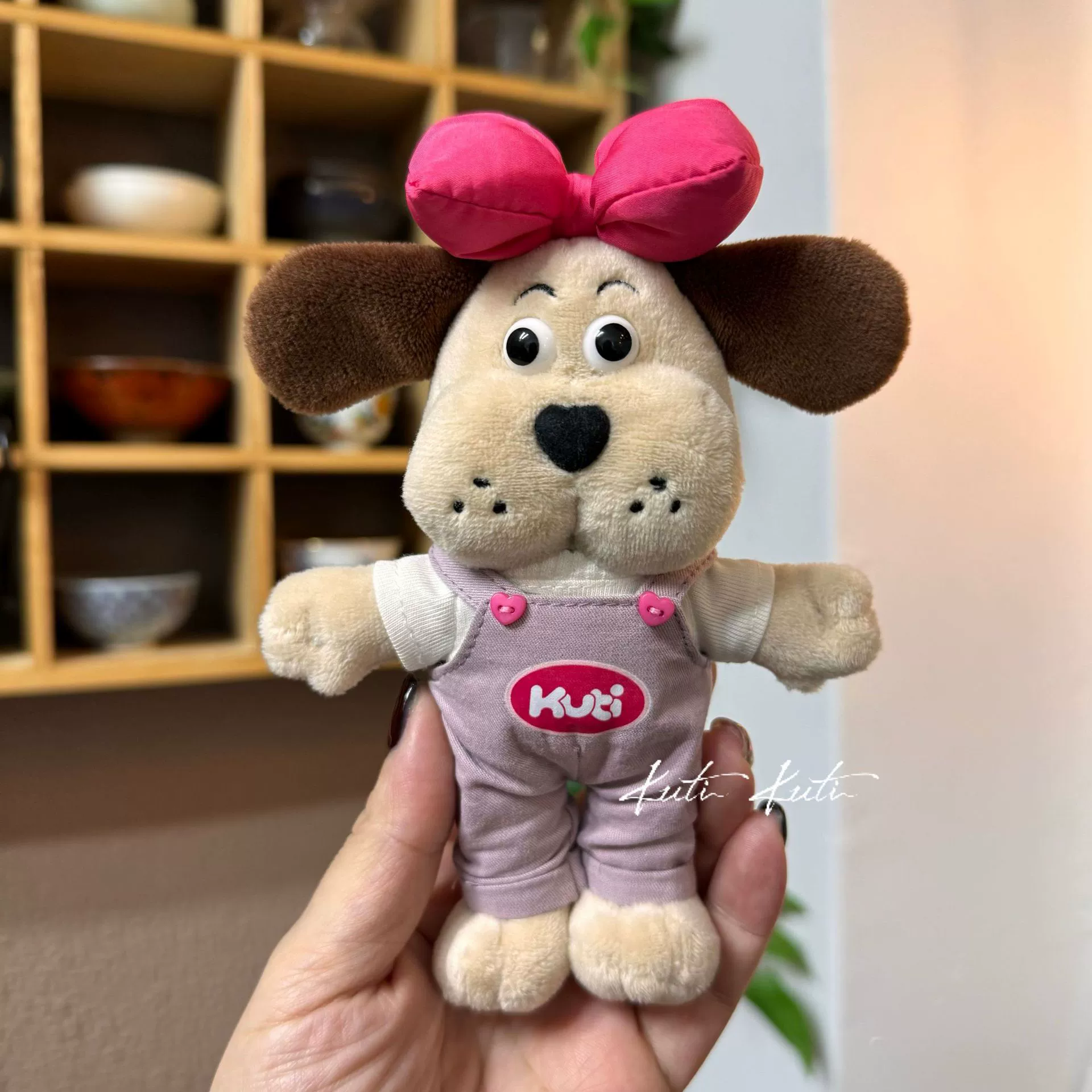 Cute plush doll for St. Valentine's Day, bag accessory