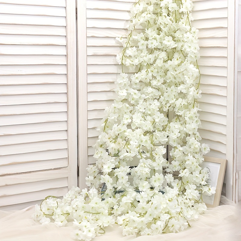 Home Wedding Pipe Wall Hanging Cherry Blossom Vine