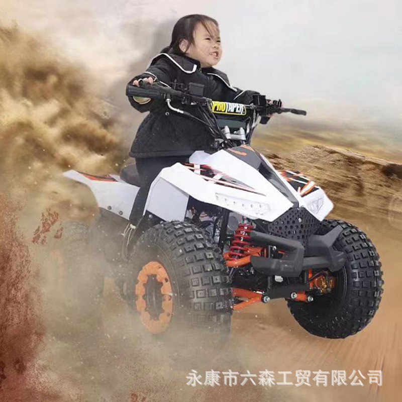 Ventas directas de fábrica 125cc cuatro ruedas todoterreno ATV montaña niños combustible adulto moto de nieve pequeño halcón