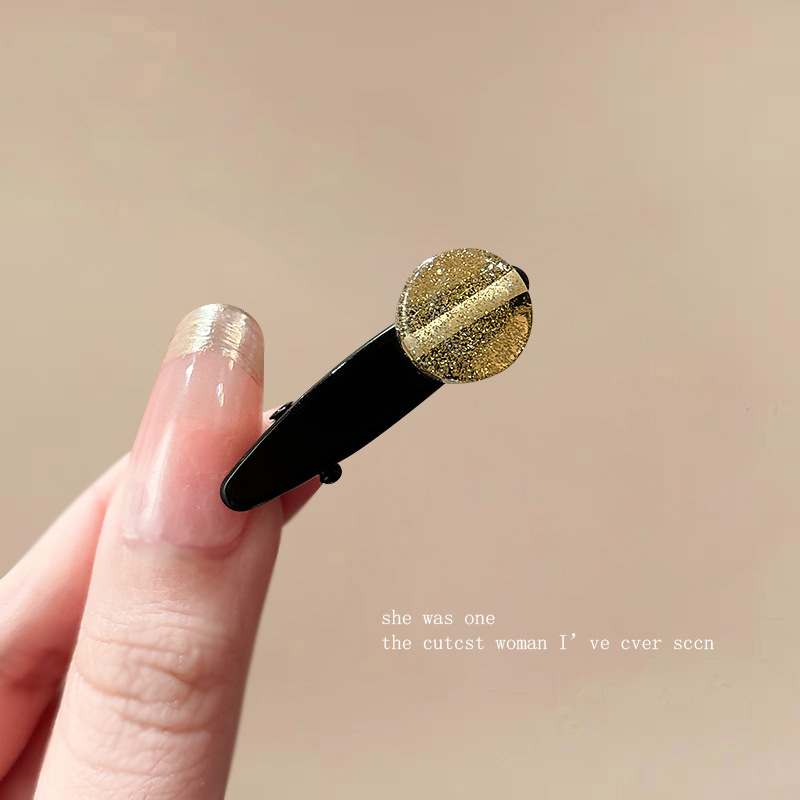 小号星空侧边鸭嘴夹蝴蝶结发卡高级感前额碎发夹子迷你刘海夹发饰|undefined