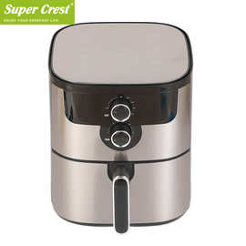 Super Crest跨境欧规家用空气炸锅机械按键无烟家用多功能烤箱
