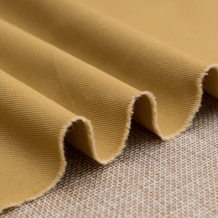 Tejido de inventario al por mayor 100% algodón 16 * 10 tela de algodón twill gruesa