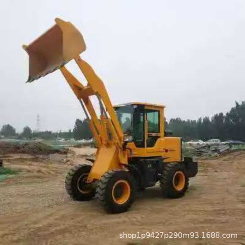 铲车装载机四驱抓木机加长臂柴油家用养殖清粪车