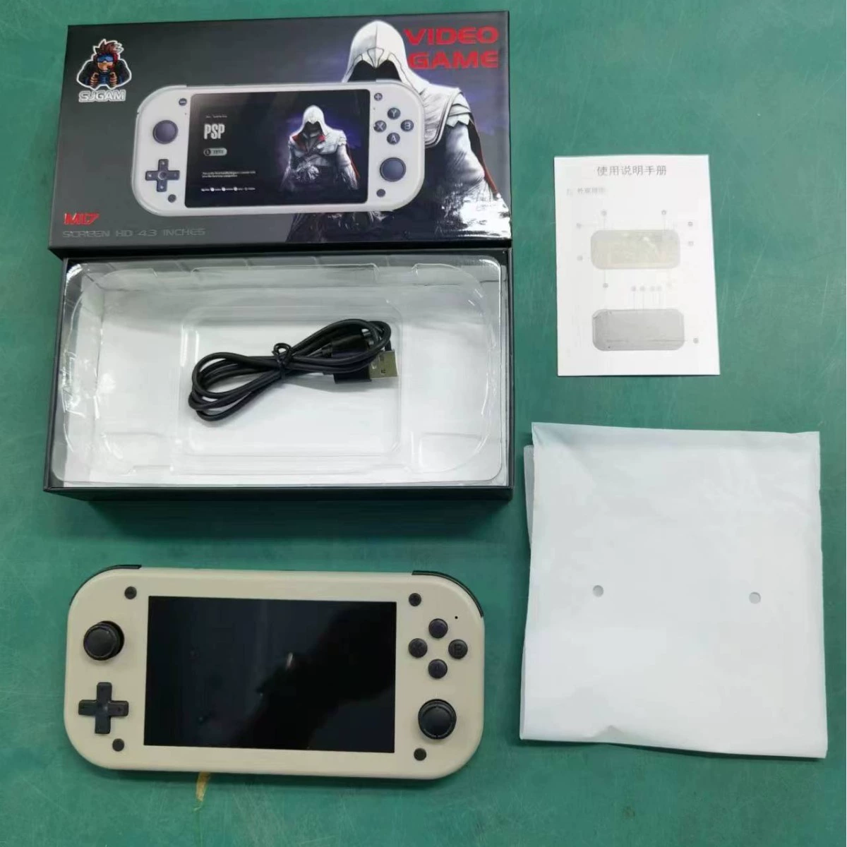 handheld игровая консоль M17, 4K HD видео, эмуляция PSP/PS1, варианты 64/128 ГБ