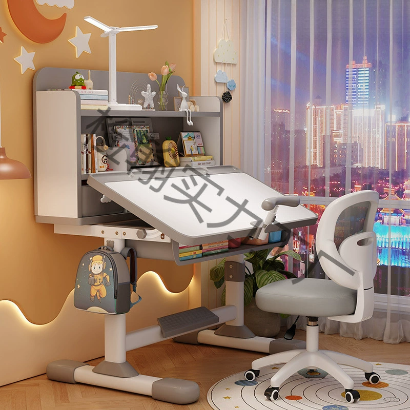 Набор письменных столов, детский письменный стол, письменный стул, письменный стол для учащихся начальной школы, домашний подъемник для коррекции положения сидения