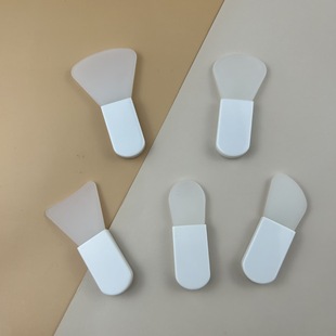 Fingertip Mini Silicone Face Mic Brush Short Handle Clay Coating Facial Beauty Tool Portable Silicone Cosmetic Brush