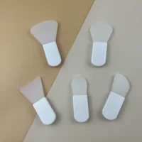 Кончик пальца мини силиконовая маска щетка короткая ручка грязевая пленка с покрытием лицо косметический инструмент портативный силиконовая кисть для макияжа