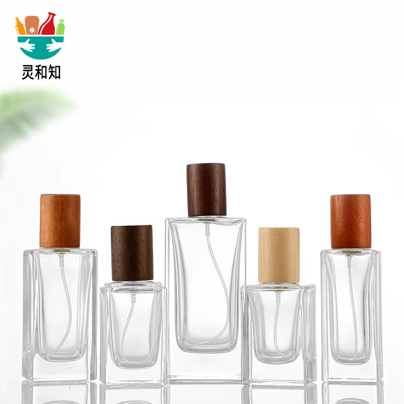 透明玻璃按压香水瓶密封带盖喷雾瓶化妆品分装空瓶香水香水分装瓶