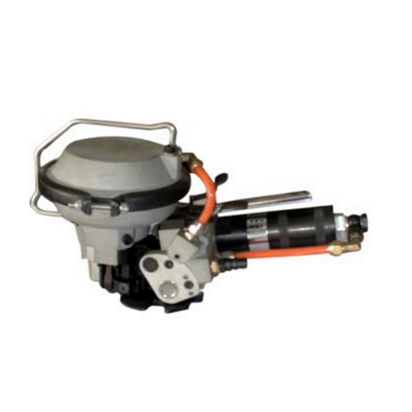 乐从圆面钢带打包机广东小组合铁带捆扎机沙面板材气动钢带打捆机