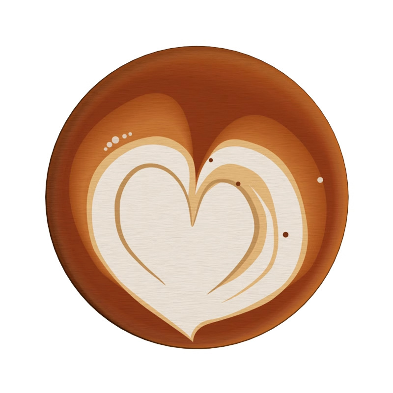 Posavasos de café de oficina de dibujos animados, posavasos de escritorio, posavasos de agua redondos, almohadillas absorbentes de agua de barro de diatomeas, encimera de secado rápido