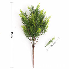 クロスボーダー専用人工松針49目シミュレーション花植物偽松枝クリスマス装飾アクセサリー工芸花