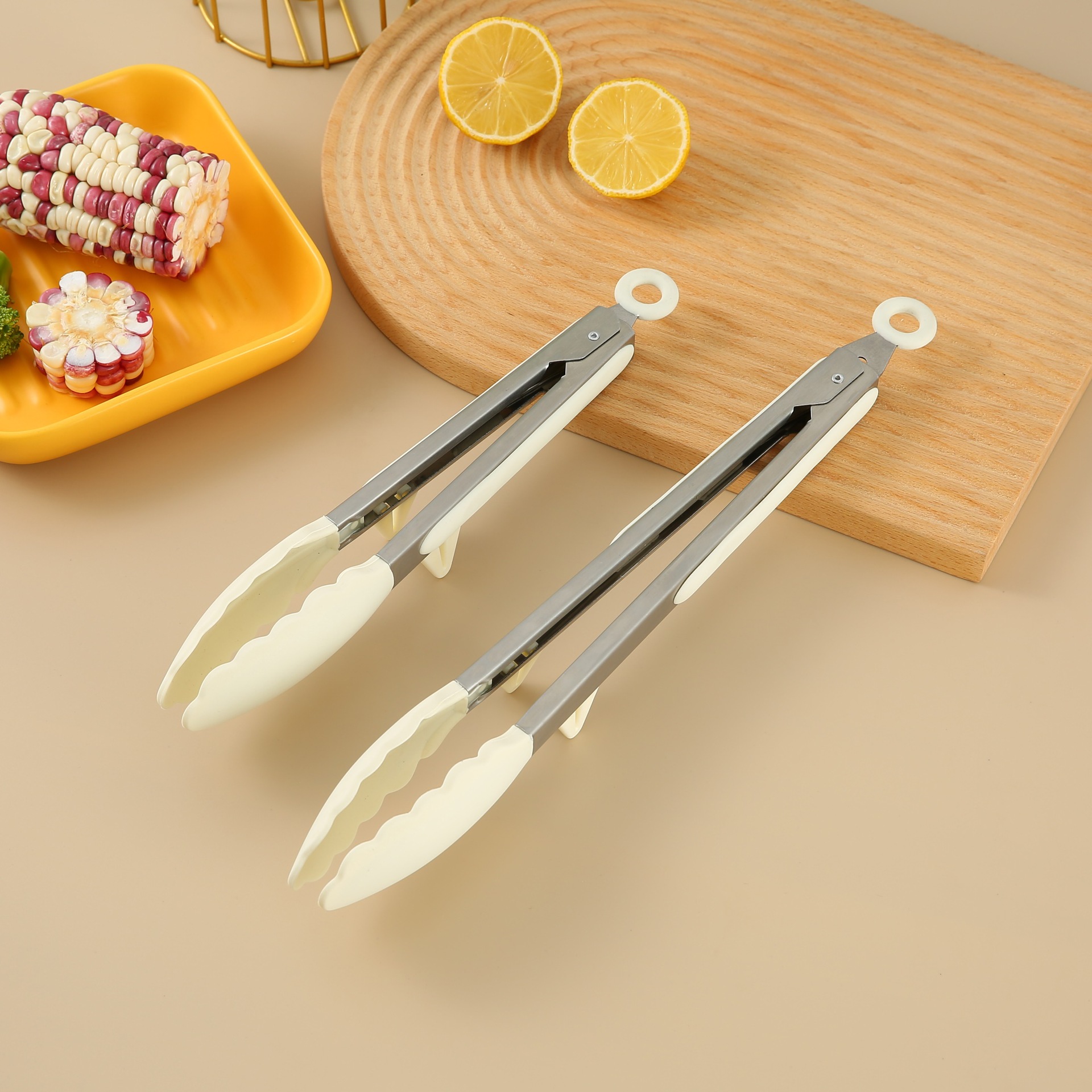 Silicone food clips high temperature resistant barbecue food clips kitchen barbecue 9 inch 12 inch food clips baking bread clips