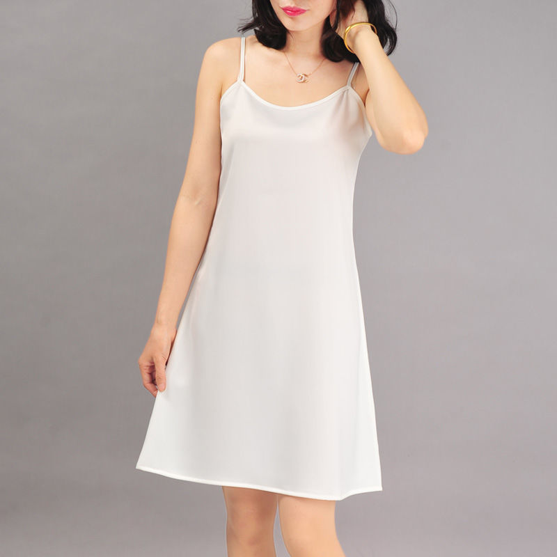 Suspender Skirt Women's Mid-Length Inner Bottoming Skirt Vest Skirt New Large Size Lined Dress Suspender Skirt Women's Mid-Length Inner Bottoming Skirt Vest Skirt New Large Size Lined Dress